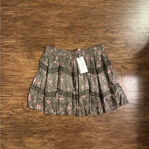 NWT loveshackfancy skirt size xl